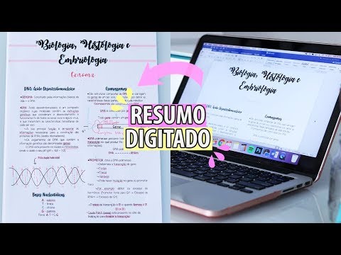 COMO FAZER RESUMO DIGITADO | Dicas de Estudo