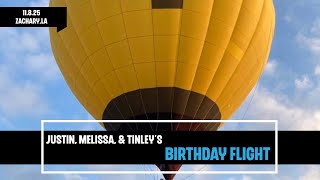 Justin, Melissa, & Tinley's Birthday Flight