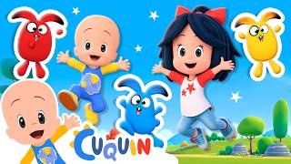 Pula, Pula Coelhinho das Cores 🐰 Músicas infantis de Cleo e Cuquin