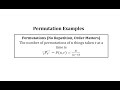 Understanding Permutations and Combinations