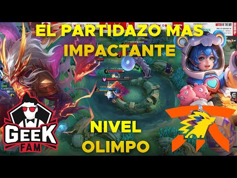 KAIRI REGRESA PARA UN PARTIDO ULTRA TITANICO,FNATIC ONIC VS GEEK FAM 😱 | MOBILE LEGENDS ESPAÑOL