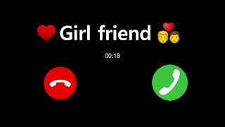 Girl-friend🌹😘 Call Prank 🤫😂  | Fake Call ☎️ for lovers 😍❤️