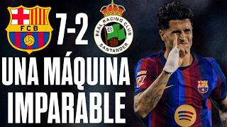BARCELONA 7-2 RACING SANTANDER || SHOW DE TODO EL EQUIPO PARA SEGUIR IMBATIBLES.