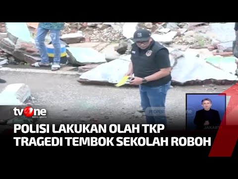 Insiden Tembok Sekolah Roboh, Siswa Akan Jalani Trauma Healing - TvOne