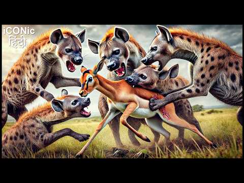 भगवान इतनी बेरहम मौत किसी को ना दे | Poor Mother Calf Fights Crazy With Herd Of Hyenas