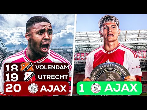 EU SALVEI O AJAX DO REBAIXAMENTO... no EA FC 24