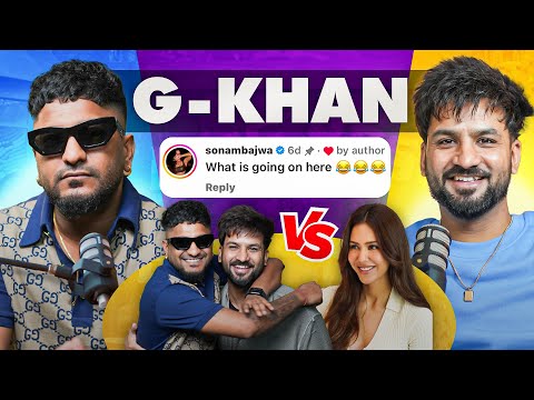 G KHAN ਤੇ SONAM BAJWA ਦੀ Love Story 😍| Full Comedy Podcast 🤣| Aman Aujla