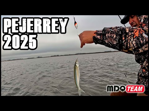 PESCA Y AVENTURA esta LAGUNA LITERALMENTE esta llena de PEJERREY