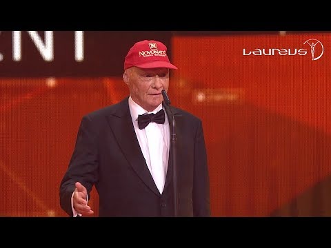 Niki Lauda's Acceptance Speech At The 2016 Laureus Awards