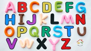 [Alphabet] 플레이도우로 Alphabet 만들기 & 물감으로 Alphabet 색칠하기 | A부터 Z까지 모음 | Alphabet song