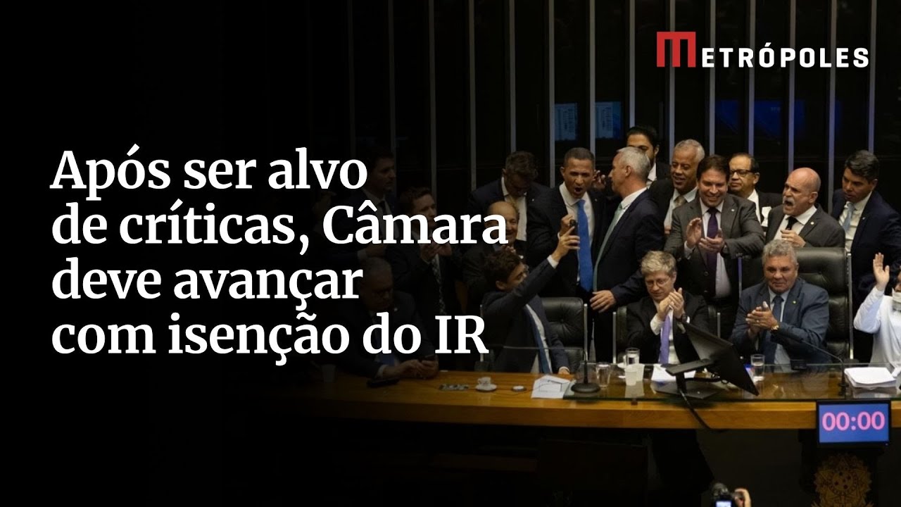 Após ser alvo de críticas Câmara deve avançar com isenção do IR