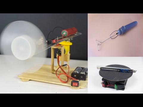 3 Simple ideas you can do with dc motor