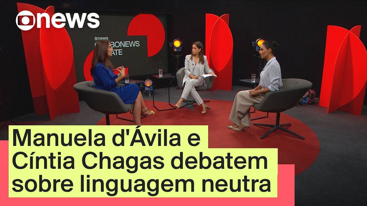 Cíntia Chagas chama linguagem neutra de aberração linguística Manuela dÁvila rebate