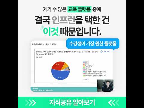 인프런 지식공유 현실 리뷰│인프런