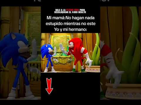 hacemos una tontería? #memes #humor #sonicboom  #sonic #knuckles #hermanos #xd