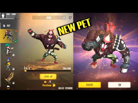 Free Fire New Pet Beaston || New Pet Ability Test Garena - Free Fire