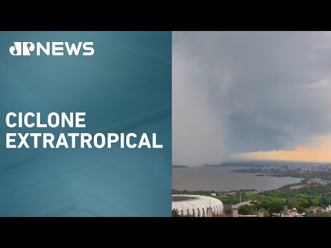 Rio Grande do Sul tem chuva e ventos de até 100 km/h