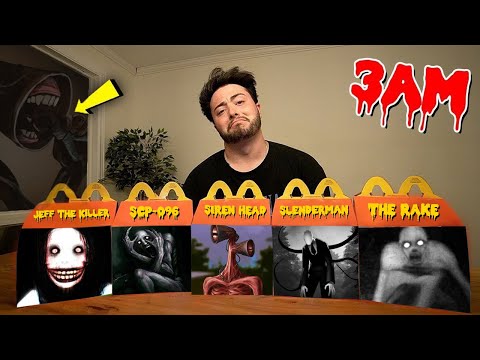 DO NOT ORDER ALL CREEPYPASTA HAPPY MEALS AT 3 AM!! (WE GOT ATTACKED)