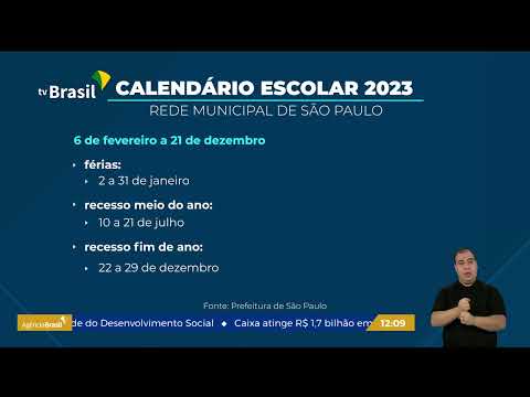SP | Volta às aulas: rede municipal divulga calendário escolar de 2023