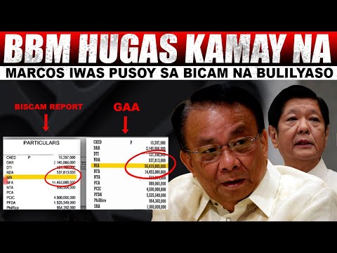 HALA! MARCOS HUGAS KAMAY NA SA BISCAM BULILYASO BUKING ANG MGA MAGNA