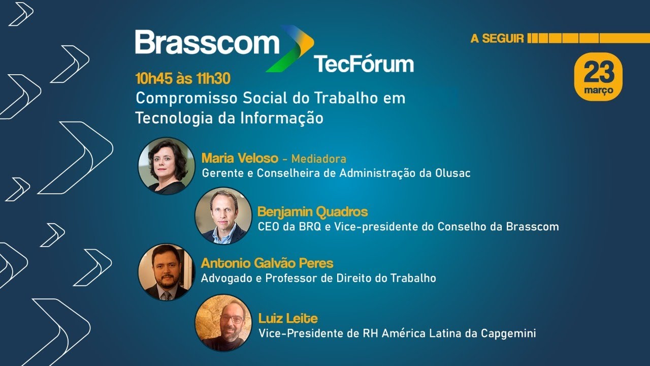 BRASSCOM TecFórum 2022 – Compromisso social do trabalho em Tecnologia da Informação