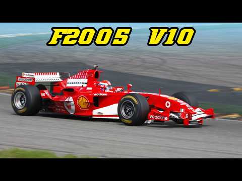 Ferrari F2005 - Last V10 F1 Ferrari | +18.000 rpm at Spa
