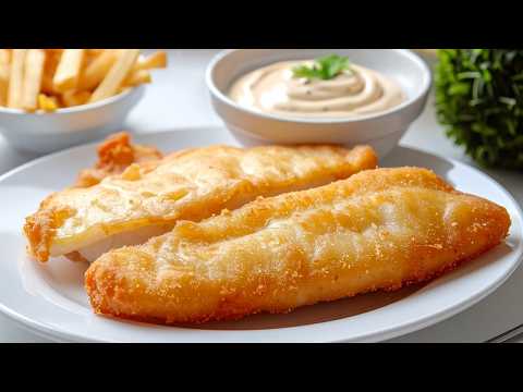 So einen knusprigen und saftigen Fisch habe ich noch nie gegessen! Die beste Panade für weißen Fisch