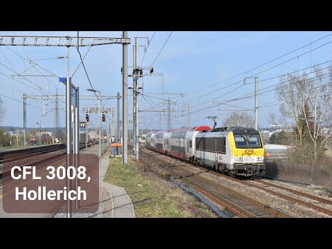4K | CFL 3008 komt met Dosto's door Hollerich als RB 5809 naar Luxembourg!