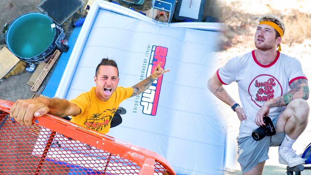 FALLING FROM A 100FT HIGH CRANE! w/ Scotty Sire