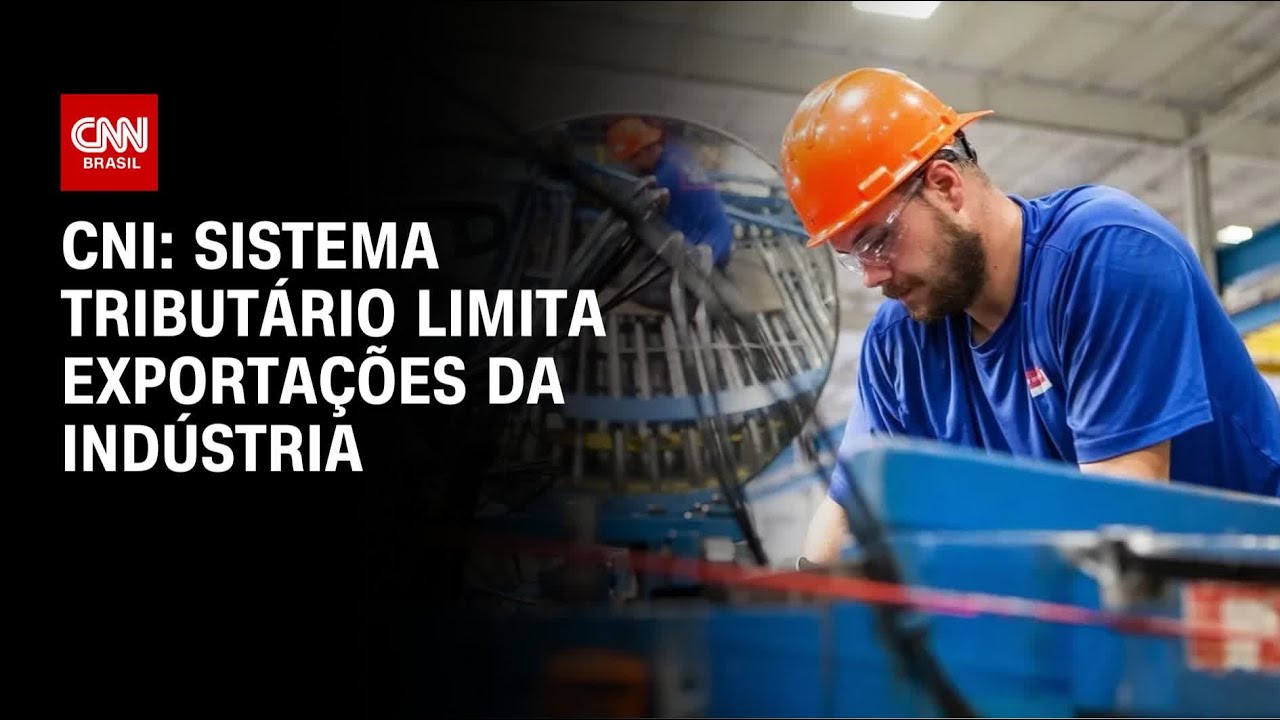 CNI Exportações da indústria são limitadas pelo sistema tributário | CNN PRIME TIME