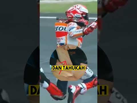 detik detik marquez crash dan air bag berfungsi #adamfariz108  #motogp  #shorts
