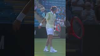 Just cancelled it mid motion 💀 #tennis #atp #sport