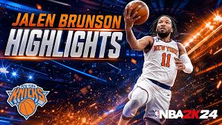 Jalen Brunson Breaking Ankles In NBA 2K24