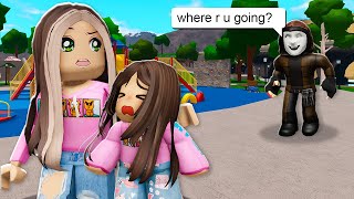 CREEPY STRANGER Followed My Daughter Home From My Park.. (Roblox Bloxburg)