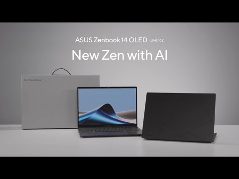 ASUS Zenbook 14 OLED (UM3406) Unboxing Video | New Zen with AI