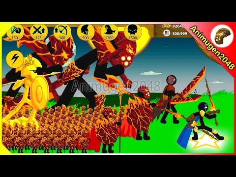 NEW SUMMON SUPERHEROES XIPHOS, WRATHNA vs NEON SHADOWRATH BOSS | Stick War Legacy Mod | Animugen2048