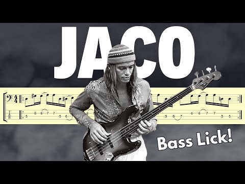 Jaco Pastorius Signature Lick//(Used To Be A) Cha Cha