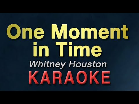 One Moment in Time – Whitney Houston | KARAOKE