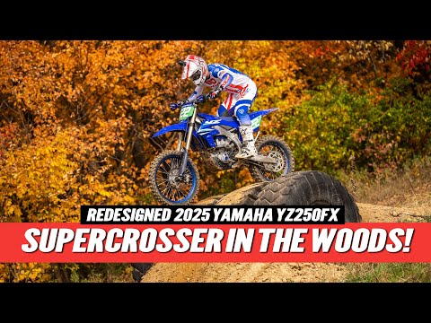 Justin Starling Tests New 2025 Yamaha YZ250FX at Ironman GNCC