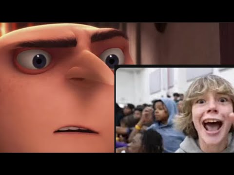 Gru reacts to 67 meme