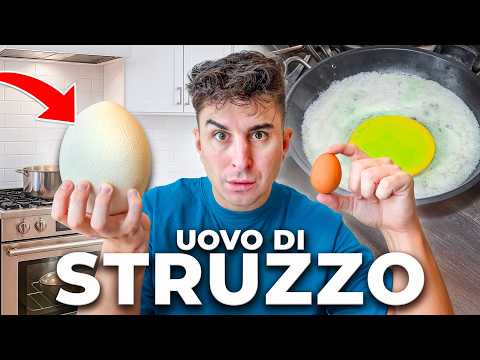 CUCINO L'UOVO DI STRUZZO! IL PIU' GRANDE UOVO AL MONDO!