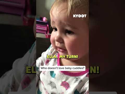 She literally made the ๐ฅบ face! #funny #parenting #cute #cuddle #shorts