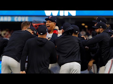 The Twins win their 1st postseason series since 2002! video clip
