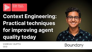 Context Engineering Practical Techniques for Improving Agent Quality Today