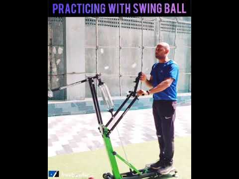 Natural Swinging Ball Batting Practice