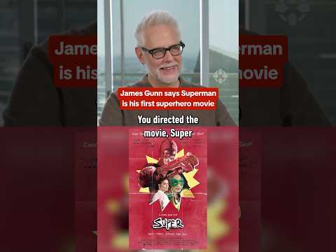 James Gunn says Superman is the first superhero movie he's ever made. #superman #jamesgunn #ign