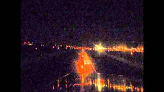 Piper Warrior Landing Albany (KALB) at Night