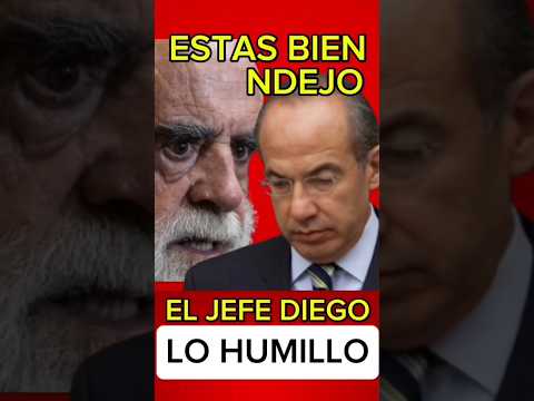 EL JEFE DIEGO, HUMILLO A CALDERON. (DOS RATAS)