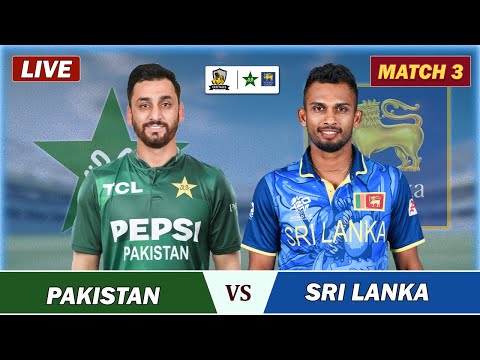PAK vs SRI 3rd T20 MATCH LIVE , DAMBULLA | PAKISTAN vs SRI LANKA LIVE COMMENTARY | TOSS UPDATES