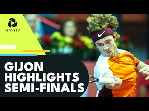 Rublev Takes On Thiem; Korda Battles Rinderknech | Gijon 2022 Semi-Final Highlights